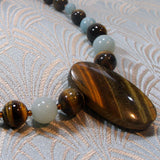 tigers eye pendant