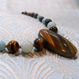 unique tigers eye necklace gemstone jewellery