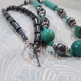 unique turquoise necklace handmade uk