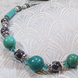 turquoise unique necklace handmade uk