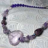 purple amethyst necklace uk