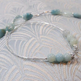 sterling silver amazonite beads