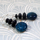 unique semi-precious stone earrings