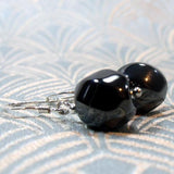 hematite semi-precious handmade earrings
