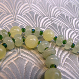 jade semi-precious green beads
