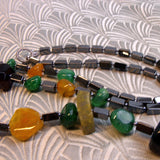 chunky semi-precious stone beads
