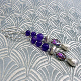 long drop semi-precious stone earrings uk, long semi-precious stone earrings