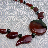 handmade semi-precious stone necklace uk