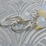 opal quartz earrings handmade uk