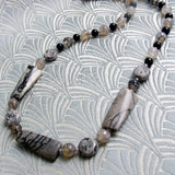 jasper semi-precious stone necklace UK