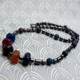 unique chunky agate necklace uk