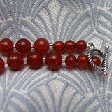 short chunky necklace handmade semi-precious stone beads