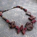 handmade jasper necklace
