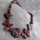 unique handmade jasper necklace