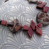 semi-precious necklace handmade jasper