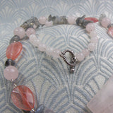 rose quartz semi-precious beads