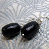 dainty black semi-precious bead jewellery