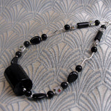 handcrafted semi-precious bead sterling necklace