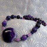 beaded semi-precious stone jewellery, semi-precious bead jewellery MN54