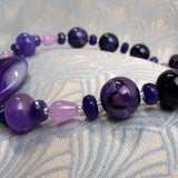 beaded semi-precious stone jewellery, semi-precious bead jewellery MN54