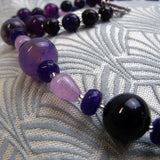 beaded semi-precious stone jewellery, semi-precious bead jewellery MN54