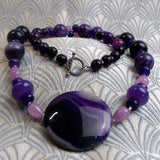 beaded semi-precious stone jewellery, semi-precious bead jewellery MN54