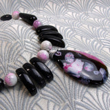 beaded semi-precious stone jewellery, semi-precious bead jewellery MN57