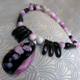 beaded semi-precious stone jewellery, semi-precious bead jewellery MN57