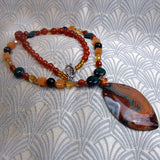 beaded semi-precious stone jewellery, semi-precious bead jewellery MN58