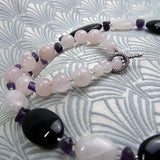 beaded semi-precious stone jewellery, semi-precious bead jewellery MN60