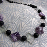 purple amethyst necklace