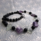 amethyst purple necklace