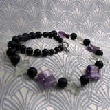 unique handmade semi-precious bead necklace