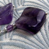 deep purple amethyst beads