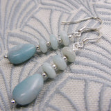 semi-precious bead earrings