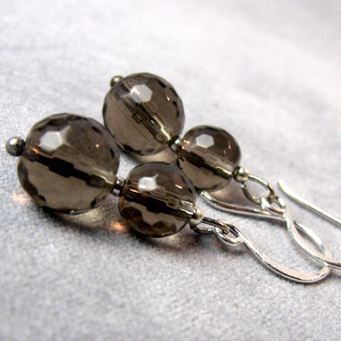 handmade semi-precious bead earrings, unique earrings  A1