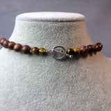 brown necklace clasp