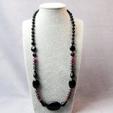 semi-precious stone bead necklace