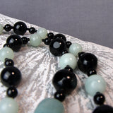 blue black semi-precious stone beads