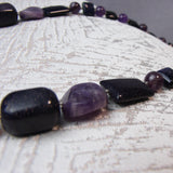 chunky beads amethyst