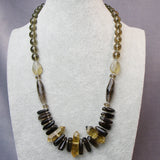 handmade smoky quartz necklace design