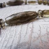 smoky quartz beads