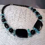 chunky semi-precious bead necklace