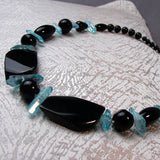 semi-precious stone chunky necklace