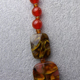 chunky semi-precious stone beads