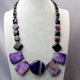 chunky semi-precious stone necklace