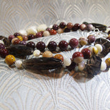 mixed semi-precious bead necklace