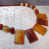 unique handmade chunky beaded necklace