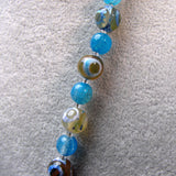 blue semi-precious beads