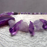 bold purple beads